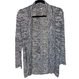 KISMET Open Front Grey Knit Cardigan Sweater Size Small